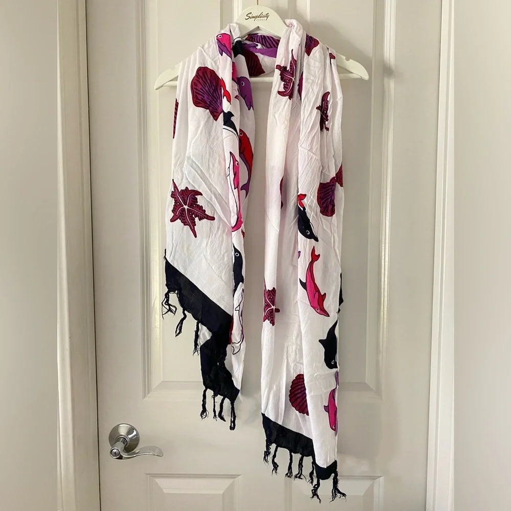 Women’s Beachy Summer Shawl/Coverup/Wrap
